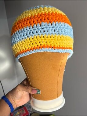 Sunny Day Crochet Beanie